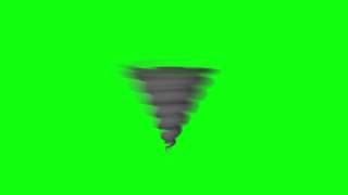 Green Screen Cartoon Tornado HD  Footage PixelBoom CG [upl. by Yur]