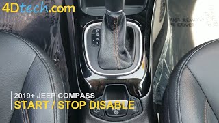 Jeep Compass DISABLE Auto StartStop Feature  Turn ON and OFF permanently 20192021 [upl. by Henryk445]