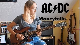 Moneytalks ACDC Guitar Cover [upl. by Aicelef]