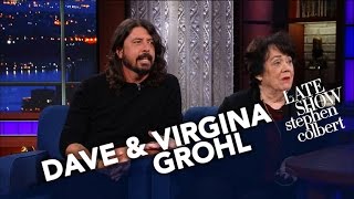 Dave Grohls Mom Virginia Talks About Raising A Rockstar Child [upl. by Aicilas]