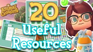 20 Useful Resources for Playing Animal Crossing New Horizons [upl. by Danais]