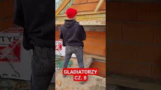 GLADIATORZY CZ 8 bricklayer funnyvideo śmieszne trending praca funnyshorts humor hardwork [upl. by Aikenahs]