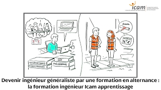 La formation ingénieur Icam apprentissage sous titré [upl. by Dlarrej]