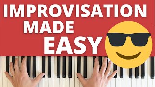 Piano Improvisation Is HARD  This Simple Technique Makes It Easier [upl. by Nnovahs]