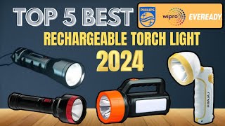 Best Rechargeable Torch Light 2024 🔥Best Rechargeable Led Torch 🔥Best Led Torch Light [upl. by Adnir]