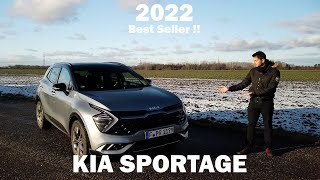 Nouveau Kia SPORTAGE 2022  Le Best Seller de la marque devient Moderne amp Hybride [upl. by Saiff509]