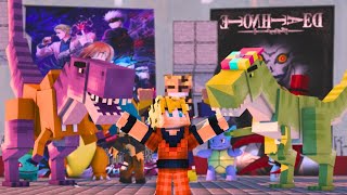 En el Mundo del Manga y el Anime 🔍🦖 Dinosaurios Detectives en MINECRAFT [upl. by High]