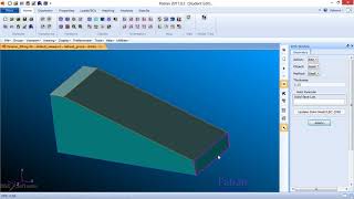 PatranNastran Tutorial Parasolid Solid Example [upl. by Eiromem]