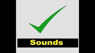 Correct Sound Effects All Sounds [upl. by Milinda]