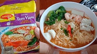 Maggi Tom Yam Flavour Instant Noodles [upl. by Htiek382]