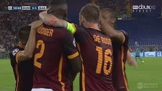 Alessandro Florenzi Goal vs Barcalona 1692015 [upl. by Wrigley]