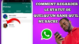 Comment regarder le statut Whatsapp de quelquun sans quil ne sache [upl. by Phail]