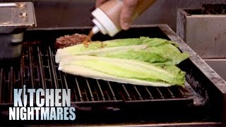 Chef Serves Gordon Grilled Lettuce  Kitchen Nightmares [upl. by Oniratac]