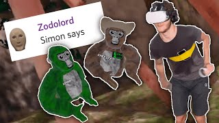 Simon Says in Gorilla Tag Gorilla Tag VR [upl. by Slavin453]