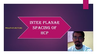 INTERPLANAR SPACING  HCP [upl. by Torosian]