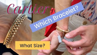 Cartier Clash Necklace and Bracelets Juste Un Clou amp Panther Bracelet  Sizing Styles  Shopping [upl. by Akim883]