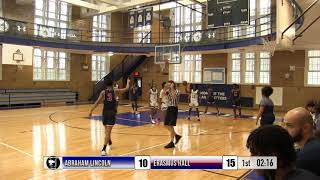 Lincoln Basketball vs Erasmus Hall [upl. by Enrique149]