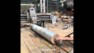 Manufacturing process of industrial shaft for steel mill in 3rd world [upl. by Santoro]