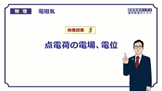 【高校物理】 電磁気5 点電荷の電場、電位 （２０分） [upl. by Jonina977]