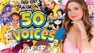 50 VOICE IMPRESSIONS highly requested [upl. by Mairim282]