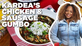 Kardea Browns Chicken and Sausage Gumbo  Delicious Miss Brown  Food Network [upl. by Lolanthe]