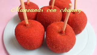 MANZANAS CON CHAMOY  CON SOLO 3 INGREDIENTES  SUEÑOS DULCES [upl. by Aun374]