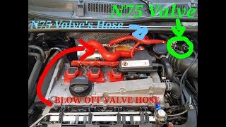 Audi TT N75 Valve amp Silicone Hoses Service [upl. by Sykleb]