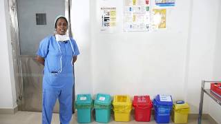 Biomedical Waste Management at Richardsons Hospital  Sister Sarah [upl. by Remmer]