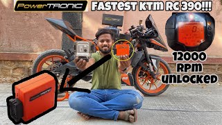 Powertronic ECU and Quickshifter Installation  Fastest KTM RC 390 Part1 [upl. by Novar982]