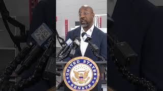 Georgia Senator Raphael Warnock endorses Kamala Harris [upl. by Abixah]