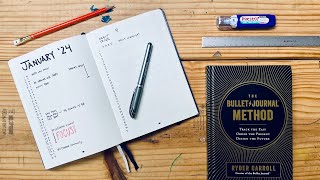 A Simple Minimalist Bullet Journal Setup for 2024 [upl. by Dragde]