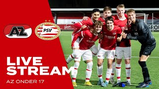 🏹 𝗢𝗽 𝗷𝗮𝗰𝗵𝘁 𝗻𝗮𝗮𝗿 𝗱𝗲 𝘄𝗶𝗻𝘁𝗲𝗿𝘁𝗶𝘁𝗲𝗹  Livestream AZ  PSV  Onder 17 [upl. by Atina]