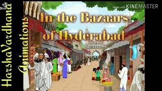 In the bazaars of Hyderabad  SelfAnimated MHVanimations [upl. by Eronel]