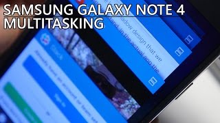 Samsung Galaxy Note 4 Multitasking [upl. by Aniahs]