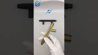 Brushed Brass Kitchen Cabinet Handles Knurled Cabinet Pulls Gold Drawer Pulls Kitchen Hardware [upl. by Rheba421]