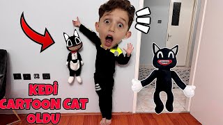 CARTOON CAT KEDİ OLDU  EVİMİZE GECE GİZLİ  MİRAÇ SIRAÇ [upl. by Ariamoy]