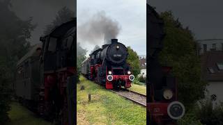 🚂 Ein Dampfgigant auf alten Gleisen Die 52 7596 in RielasingenWorblingen auf dem Weg nach Singen 🌿 [upl. by Affrica]