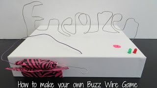 How to make your own buzz wire game [upl. by Nwahsar348]