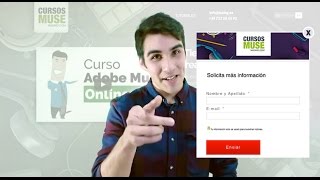 Tutorial Adobe Muse  Cómo obtener bases de datos de clientes [upl. by Yahsram573]