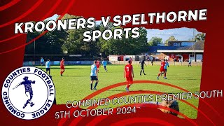 Match Highlights  Camberley Town v Spelthorne Sports  CCL Premier Division South  5th Oct 2024 [upl. by Viviana93]