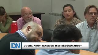 UOCRA “HOY TENEMOS 1600 DESOCUPADOS” [upl. by Risay]