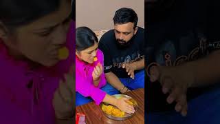 Aada tera aadda mera mrandmrsgajrani comedy husbanwifecomedy ytshorts couplestatus [upl. by Anaya15]