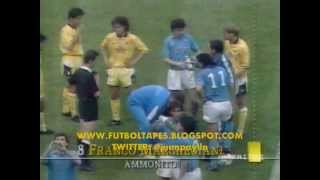 Napoli con Maradona vs Lazio 2T 2941990 [upl. by Ynattirb]