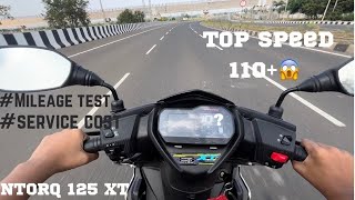 ntorq 125 xt top speed speed test  ntorq xt  best scooty  2022  bs6 [upl. by Eelatsyrc]