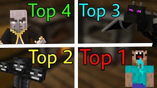 Top 5 Sinh Vật Mobs Mạnh Nhất Trong Minecraft  Noob Mạnh Nhất [upl. by Susannah]