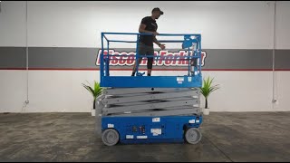 GENIE GS2632 500lbs Electric 2859  Electric Scissor Lift for Sale [upl. by Dnomyaw972]