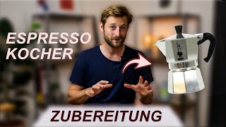 Bialetti Anleitung  Espressokocher Zubereitung [upl. by Harriette376]