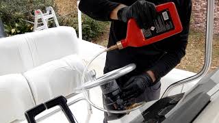 How To Bleed amp Replace Marine Hydraulic Steering EASILY  SEASTAR [upl. by Jeanelle]