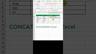 Concatenate Formula in Excel exceltutorial excel excelsolutions [upl. by Aihsein]