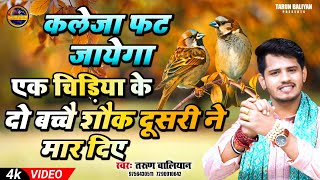 ये कहानी सुनकर सबको रोना आ गया  Ek Chidiya Ke Do Bachhe The  Tarun Baliyan Ki Ragni  Roop Basant [upl. by Eigriv524]